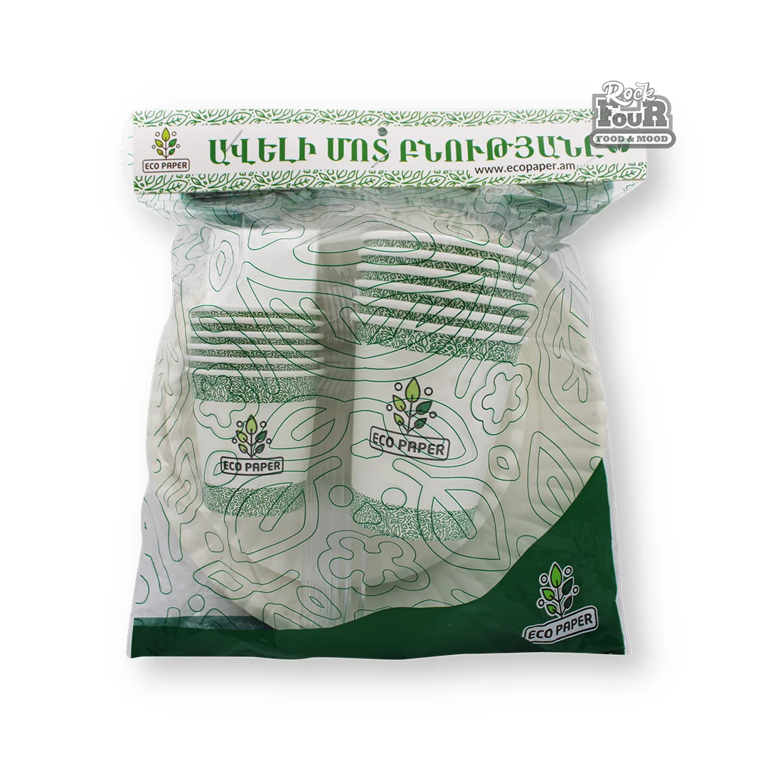 Large disposable set "Eco Paper" 1pcs